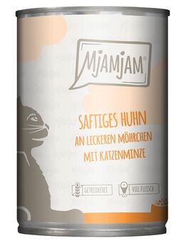 MjAMjAM 6 x 400 g - saftiges Huhn an leckeren Möhrchen