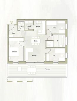 W05 - Helle 4-Zimmer-Wohnung mit Terrasse, barrierefreiem Bad & flexibler Raumaufteilung - Hausach