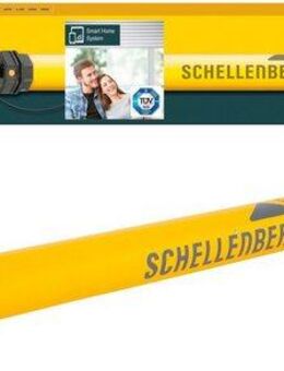 SCHELLENBERG Rollladenmotor Premium, Rohrmotor mit Funk Endlageneinstellung, geeignet für 40 mm Rollladenwellen, Mini, 6 Nm, Zugkraft 15 kg