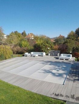 KWAD Pool-Abdeckplane FLEX für Rechteckpools in der Größe 6,0 x 3,0 m, in verschiedenen Farben