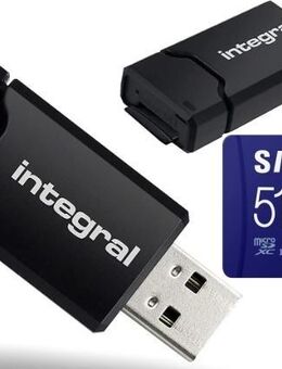 USB 3.1 Typ A, Speicherkartenleser integral, MicroSD Laufwerk, Samsung PROPlus MicroSDXC 512GB, mit einer Datenübertragung von bis zu 160MB/s, inklusive SD-Adapter - Fürth