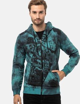 Cipo & Baxx Sweatjacke Jacken (1-tlg) mit Print, CL561