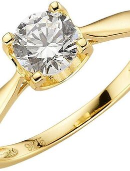 Aniston JEWELRY & WATCHES Fingerring Schmuck Geschenk Silber 925 Silberring Solitär-Optik, Exklusiv bei uns - mit Zirkonia (synth) oder Glasstein