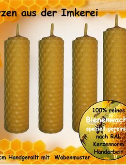 Bienenwachskerzen Adventskranzkerzen Weihnachtskerzen Duftkerzen - Wächtersbach