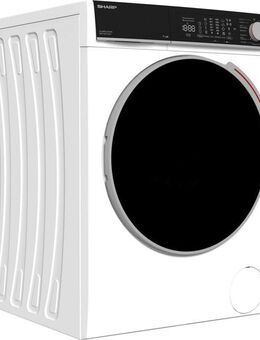 Sharp Waschmaschine Microfiber ES-MNFL814CWA-DE, 8 kg, 1400 U/min, 8kg / +WIFI / Microfiber / Fulltouch / Steam / A / White