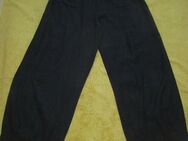 NEUw * Freizeit * Business * DESIGNER * 100% Leinen * Marlene * Schlag * 7/8 * Dreiviertel * Reinschlupf * High Waist * Culotte * Hose * Gr. 36- 40/ S- M * schwarz * Gothic * - Riedlingen