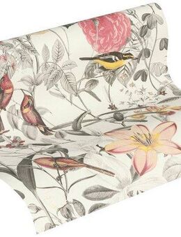 A.S. Création Vliestapete Exotic Life tropisch floral natürlich, leicht strukturiert, Wald, botanisch, floral, Blumen-Tapete Floral Tapeten Wohnzimmer Schlafzimmer Küche Design Büro