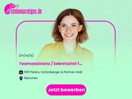 Teamassistenz / Sekretariat (w/m/d) für den Bereich Steuerberatung - München