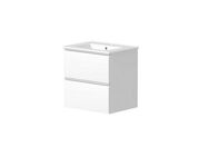 welltime Waschtisch Cosmos in verschiedenen Ausführungen inkl. Waschbecken, Badmöbel, Waschplatz mit 2 Schubladen, Soft-Close-Funktion, FSC®