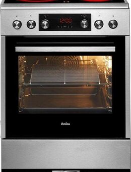 Amica Elektro-Standherd SHC 914 100, mit 2-fach-Teleskopauszug, Steam Clean, softClose