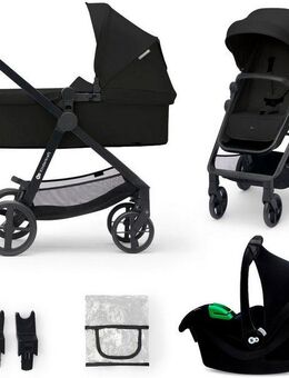 Kinderkraft Kombi-Kinderwagen NEWLY 3IN1 MINK PRO, (Set)