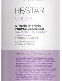 REVLON PROFESSIONAL Haarshampoo Re/Start COLOR Purple Cleanser 1000 ml, Neutralisiert Gelbtöne, regeneriert das Haar und reduziert Haarbruch.