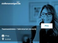 Teamassistenz / Sekretariat (m/w/d) - Krefeld