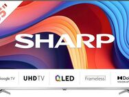 Sharp 4T-C55GPx QLED-Fernseher (139 cm/55 Zoll, 4K Ultra HD, Google TV, Smart-TV, Quantum Dot, QLED, Dolby Atmos, Dolby Vision, HDMI 2.1 mit eARC)