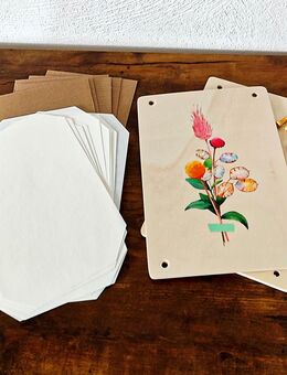 Blumenpresse Pflanzenpresse Holz ca 20 x 15 cm neuwertig NP 25€ - Hannover