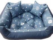 XXL Hundebett Hundekissen Tierbett Katzenbett Hundekorb Schlafplatz 100x75cm Set452374 - Wuppertal