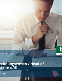 Leitung Rechnungswesen / Head of Accounting (m/w/d) - Mühldorf (Inn)