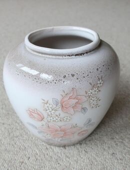 Scheurich W. Germany Keramik Vase 504-18 Blumen Blätter 18 cm - Niddatal