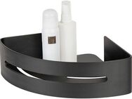 WENKO Eckregal Turbo-Loc® Modell Bivio, aus Aluminium für Shampoo, rostfrei, Befestigen ohne Bohren