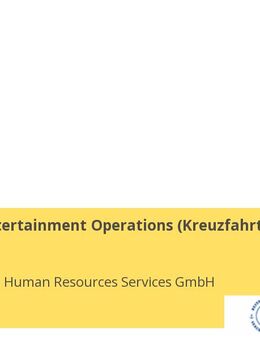 Head of Entertainment Operations (Kreuzfahrt) (m/w/d) - Berlin