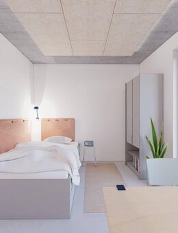 WE29 All-inclusive-Miete: exklusiver vollmöblierter Neubau, 2-Zi-Wohnung mit Einbauküche und Balkon - Aachen