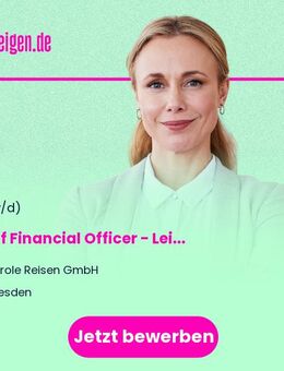 Chief Financial Officer (CFO) - Leiter:in Finanzen - Dresden