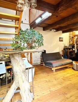 Stilvolle Maisonette im Fachwerkhaus, 3 Zimmer auf 3 gemütlichen Ebenen mit Balkon und Terrasse - Gerlingen