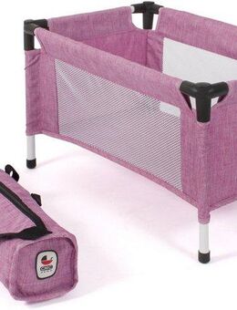 CHIC2000 Puppenbett Puppen-Reisebett, mit Stoff-Tragetasche