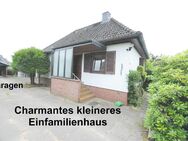 Charmantes kleines Einfamilienhaus mit wohnmobiltauglicher Doppelgarage - Buchholz (Nordheide)