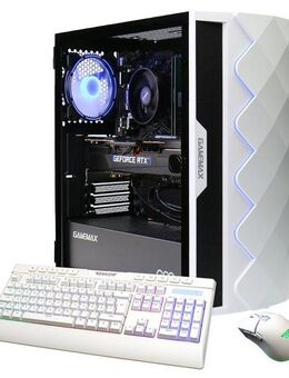 GAMEMAX Diamond WT 7442 Gaming-PC (AMD Ryzen 5 7500F, GeForce RTX 4070, 32 GB RAM, 1000 GB SSD, Luftkühlung aktiv, Windows 11, DDR5 RAM)