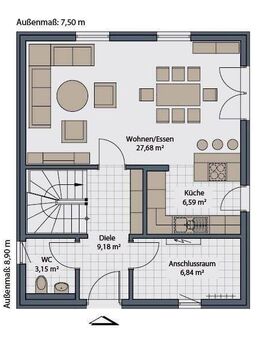 Jetzt aber raus aus der Miete! Hier entsteht ihr neues Traumhaus von Schwabenhaus, inkl. Grundstück - Stetten (Kalten Markt)