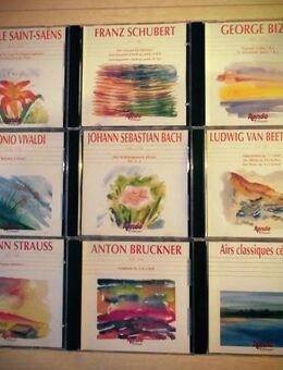 9 CD zusammen 5,- Bach Bizet van Beethoven Vivaldi Schubert Strauss Bruckner Saint-Saens Rondo Classic - Flensburg