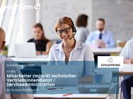 Mitarbeiter (m/w/d) technischer Vertriebsinnendienst / Serviceadministration - Fürstenfeldbruck