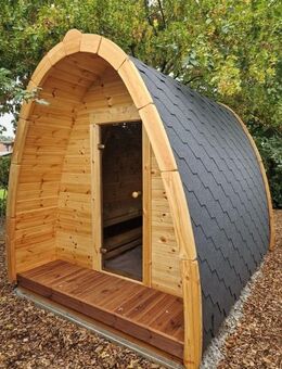 Sauna Pod NEU L300 B240cm Vorraum 45mm Kiefer - Rietberg