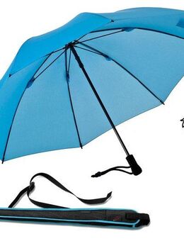 EuroSCHIRM® Stockregenschirm Swing liteflex, mit Schultertragegurt an der Hülle, besonders leicht und stabil