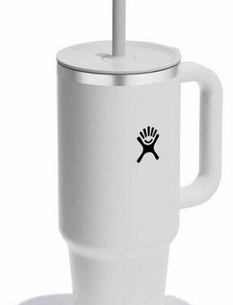 Hydro Flask Thermobecher All Around Travel Tumbler in den Größen 24 oz/ 32 oz / 40 oz, Edelstahl, Thermo Cup mit Strohhalm