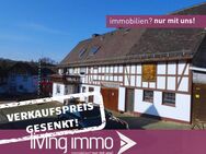 Preissenkung!! Idyllisches Wohnen mit Scheune und Werkstatt - Resthof auf dem Land - Bad Laasphe