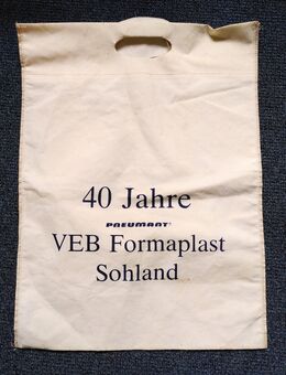 DDR Beutel "40 Jahre Pneumant VEB Formapalast Sohland" - Dresden