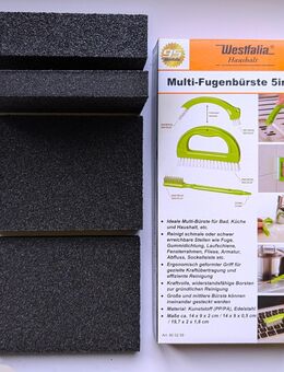 Fugenbürsten Set 5in1 UND 4 Reinigungsschwämme Fugenreiniger NEU - München Schwabing-Freimann