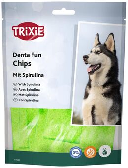 Trixie Denta Fun Chips mit Spirulina - Sparpaket: 3 x 100 g