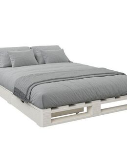 Home affaire Palettenbett "ALASCO " BESTSELLER! Mit Schublade, zertifiziertes Massivholz, erweiterbar zum Doppel- oder Familienbett