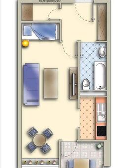 1-Zimmer-Apartment in Celle mit EBK und Balkon - Celle