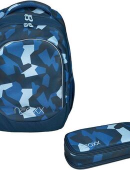 neoxx Schulrucksack Camo Nation Rucksack & Schlamperbox (Set, 2-tlg., 2), aus recycelten PET-Flaschen