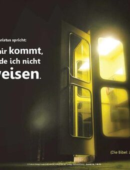 Christliches Poster A2: Telefonzelle mit offener Tür -NEUWARE - Edition Katzenstein - Wilhelmshaven