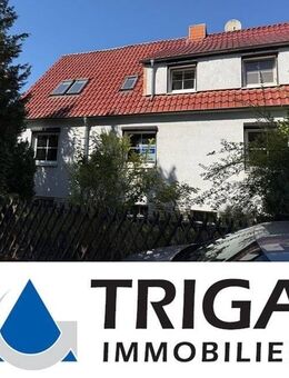 Solide unterkellerte Doppelhaushälfte mit Garage und Garten! - Nordhausen