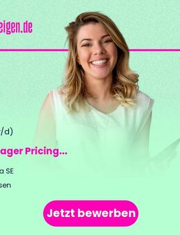 Manager Pricing (m/w/d) - Essen