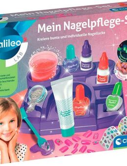 Clementoni® Experimentierkasten Galileo Lab, Mein Nagelpflege-Set, Made in Europe