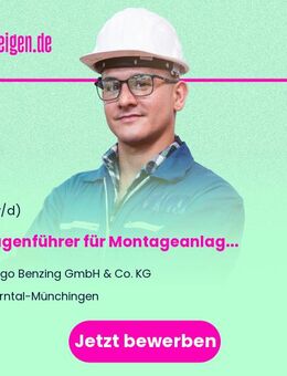 Anlagenführer für Montageanlagen (m/w/d) - Korntal-Münchingen