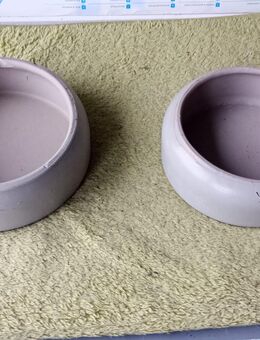 Futternäpfe Keramik grau - Waldbreitbach