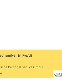 Industriemechaniker (m/w/d) - Forchheim (Bayern)